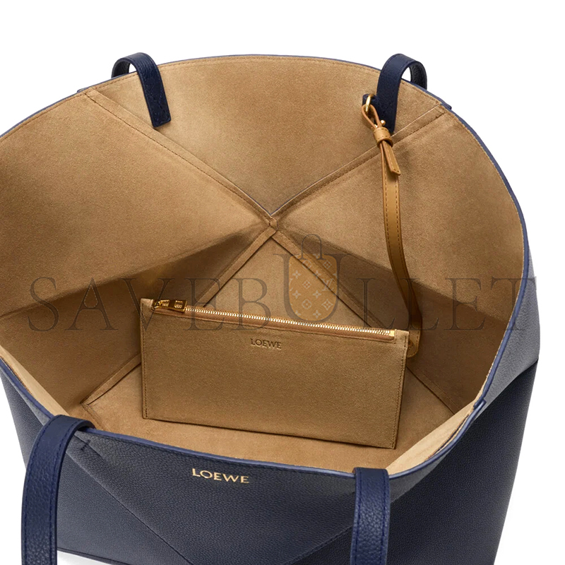 LOEWE LARGE HORIZONTAL PUZZLE FOLD TOTE IN SOFT GRAINED CALFSKIN A779PTWX01 (37*33*14.5cm)